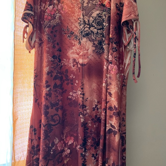 Brown/rust colored summer dress - Picture 3 of 3